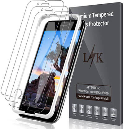 [3 Pack] LK Screen Protector for New iPhone SE 2020, iPhone 7, iPhone 8