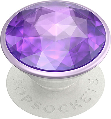 PopSockets PopGrip - Expanding Stand and Grip, Disco Crystal Orchid