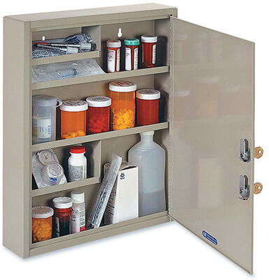 STEELMASTER Large Medical Security Cabinet