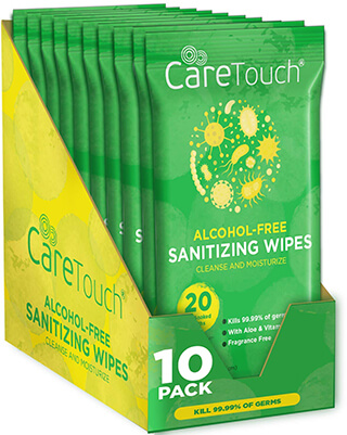 Care Touch Hand Sanitizer Wipes