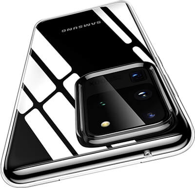 Meifigno Soft Skin Series Clear Samsung Galaxy S20 Ultra 5G Case