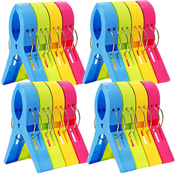 ESFUN 16 Pack Beach Towel Clips