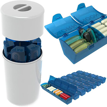 4Thought Extra Large Pill Organizer, High-Quality Durable Design