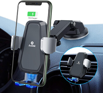 Andobil Auto Clamping Wireless Car Charger Mount