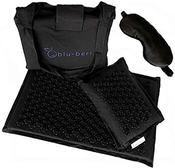 Blu Beri Premium Acupressure Mat and Pillow Set