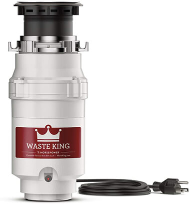 Waste King L-1001 Garbage Disposal with Power Cord