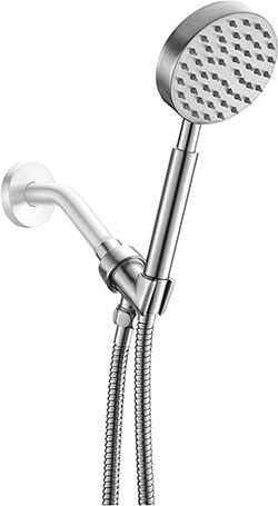 All Metal Hand Held Shower Head and Hose