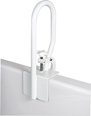 Carex White Bathtub Rail