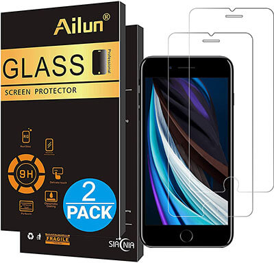 Ailun Screen Protector; Apple iPhone SE 2nd Generation iPhone 8 iPhone 7 iPhone 6s