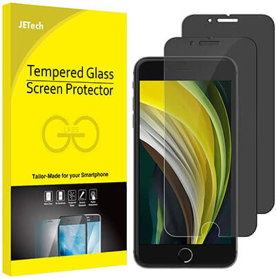 JETech Privacy Screen Protector for iPhone SE 2nd Generation (2020)