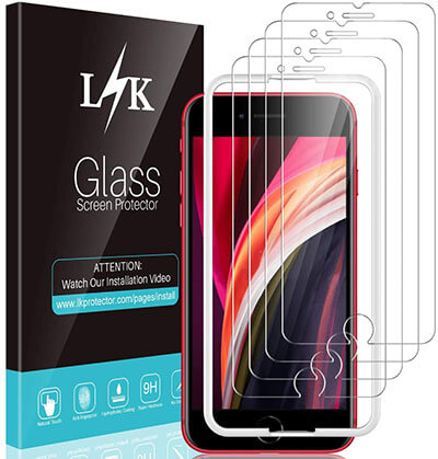 [4 Pack] L K Screen Protector for New iPhone SE2