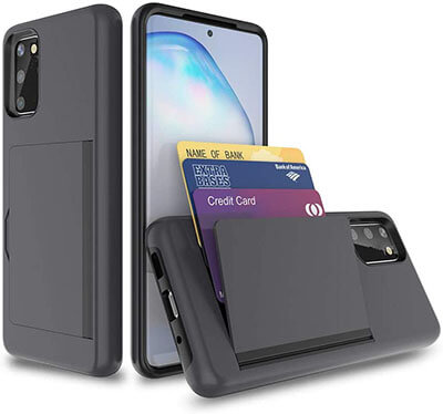 FDTCYDS Shockproof Galaxy Note 20 Case with Card Holder