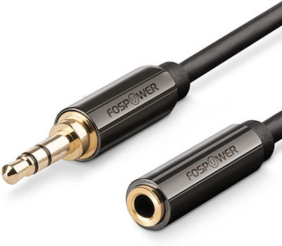 FosPower 3.5mm Male -Female Stereo Audio Extension Cable