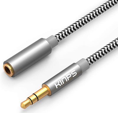 KINPS Auxiliary Stereo Extension Audio Cable
