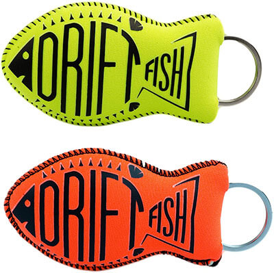 DriftFish Neoprene Boat Keychain Key Float