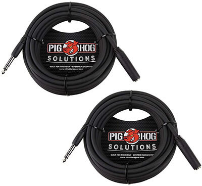 Pig Hog PHX14-25 TRSM Headphone Extension Cable