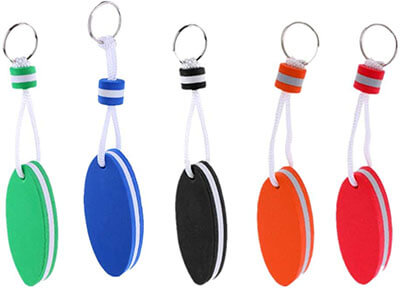 Dongyue Oval Floating Boat Keychain