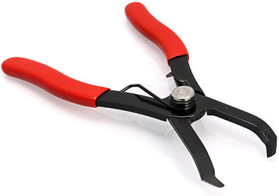 QWORK Angled Push Pin Pliers