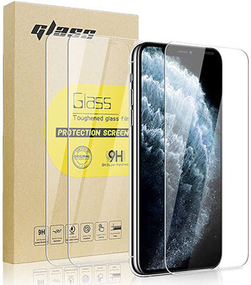 Woeau Anti Scratch Tempered Screen Glass Protector Compatible with iPhone 12 Mini 5.4 Inch