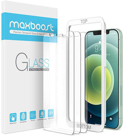 Maxboost Tempered Screen Glass Film for Apple iPhone 12 Mini 5.4-inch
