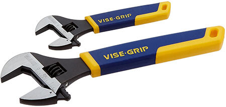 IRWIN VISE-GRIP Adjustable Wrench Set
