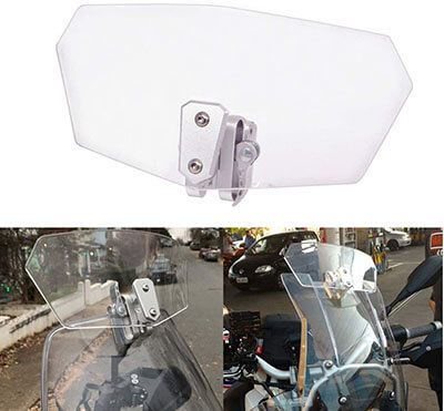 Goldfire Universal Motorcycle Windshield