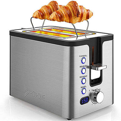 Hosome Stainless Steel Bread Bagel Toaster