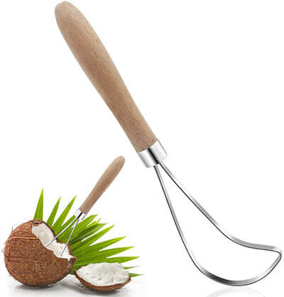 Meiyouju Stainless Steel Coconut Meat Scraper